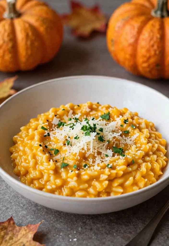14 Gluten Free Dinner Recipes for Two: Date Night Ideas - 13. Pumpkin Risotto 1
