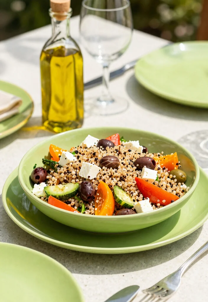 14 Gluten Free Dinner Recipes for Two: Date Night Ideas - 3. Mediterranean Quinoa Salad 1