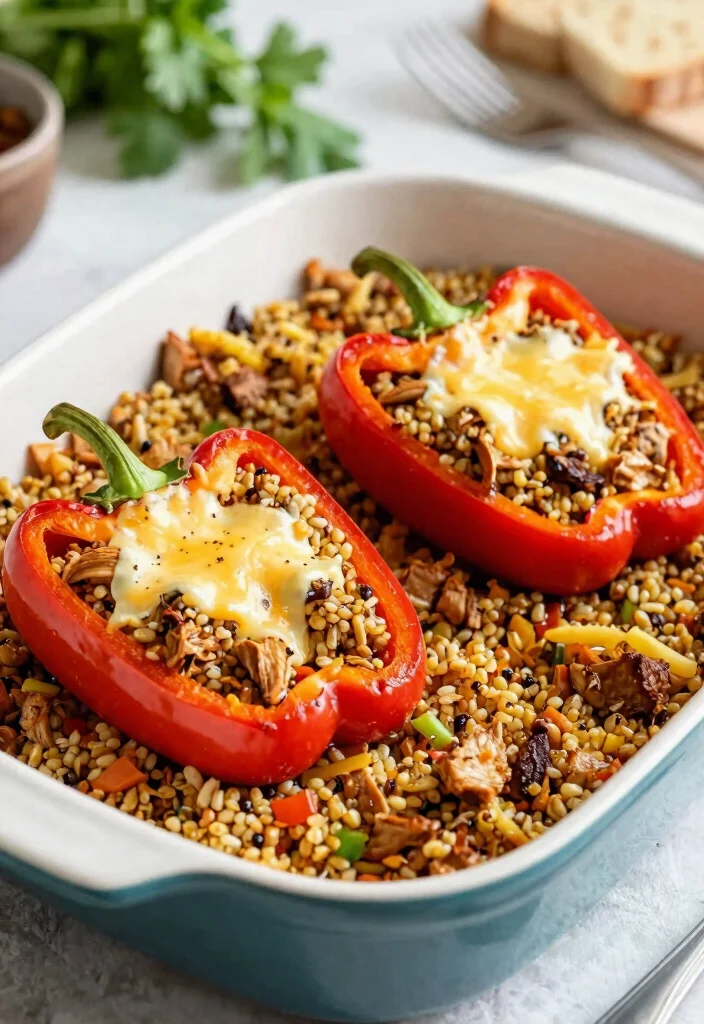 14 Gluten Free Dinner Recipes for Two: Date Night Ideas - 4. Stuffed Bell Peppers 1