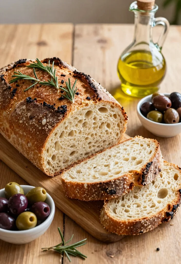 15 Gluten Free Bread Machine Recipes for No-Fail Homemade Bread - 6. Olive & Rosemary Gluten Free Bread 1