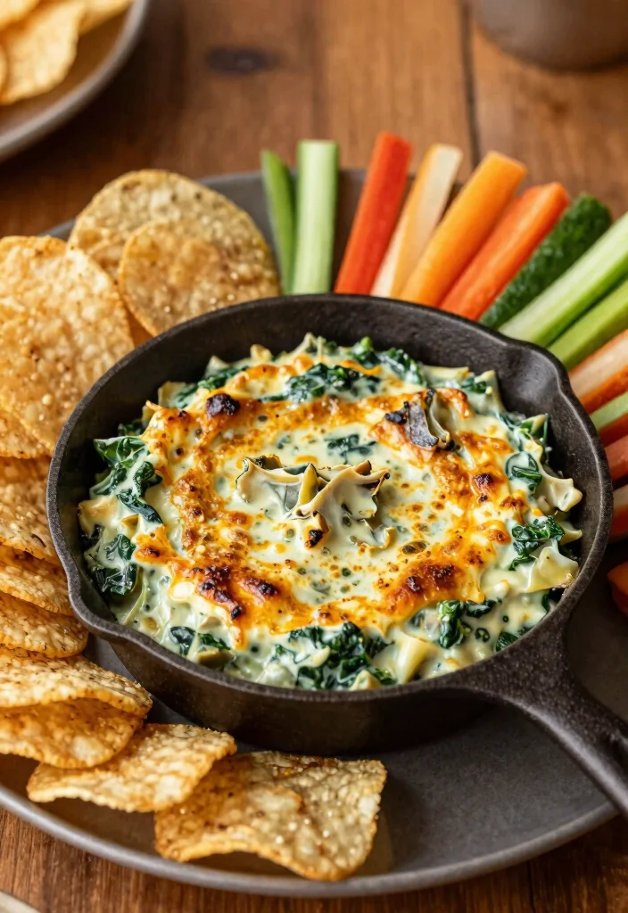 15 Gluten Free Dairy Free Dip Recipes Perfect for Parties - 9. Spinach and Artichoke Dip 1