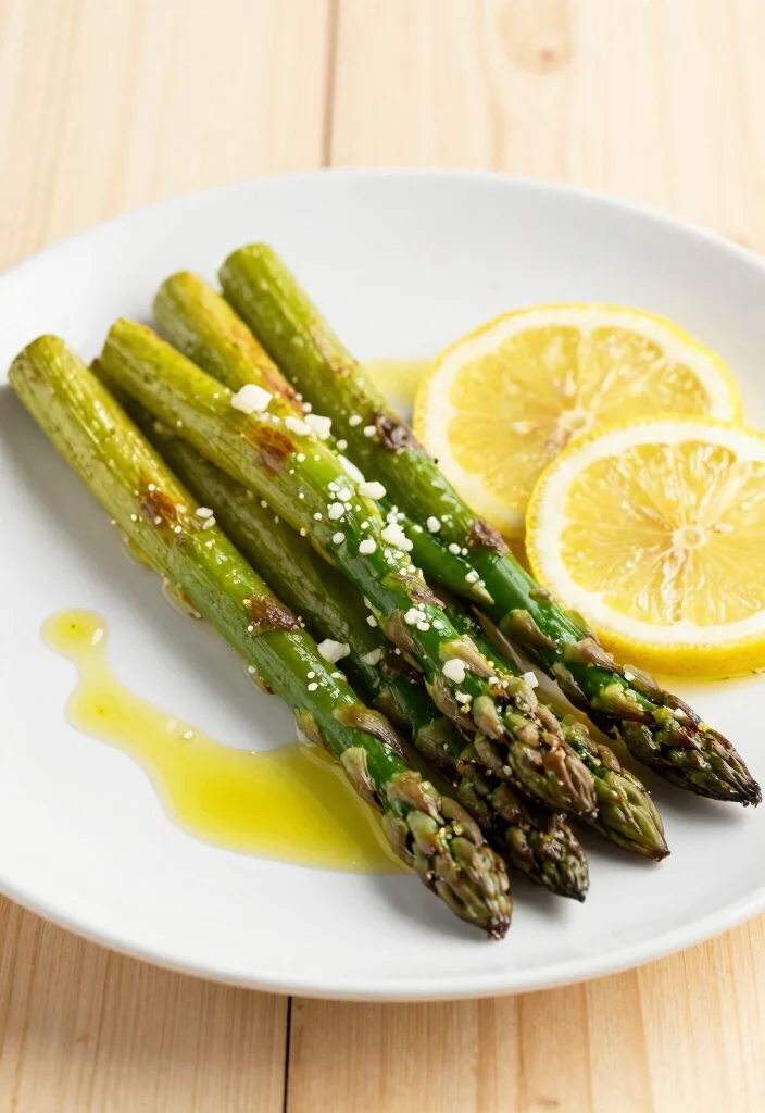 15 Gluten Free Dairy Free Nut Free Recipes (Allergen-Friendly) - 12. Lemon Garlic Roasted Asparagus 1