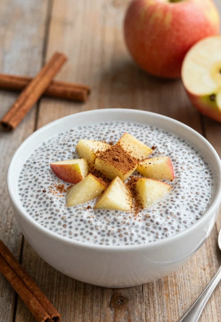 15 Gluten Free Dairy Free Nut Free Recipes (Allergen-Friendly) - 15. Apple Cinnamon Chia Pudding 1