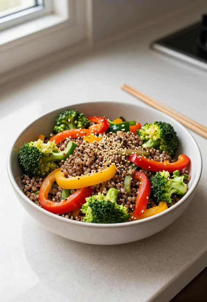 15 Gluten Free Dairy Free Nut Free Recipes (Allergen-Friendly) - 2. Quinoa Vegetable Stir-Fry 1