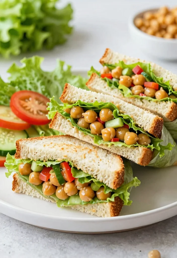 15 Gluten Free Dairy Free Nut Free Recipes (Allergen-Friendly) - 8. Chickpea Salad Sandwiches 1