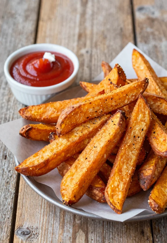 15 Gluten Free Dairy Free Potluck Recipes Easy to Share - 12. Baked Sweet Potato Fries 1