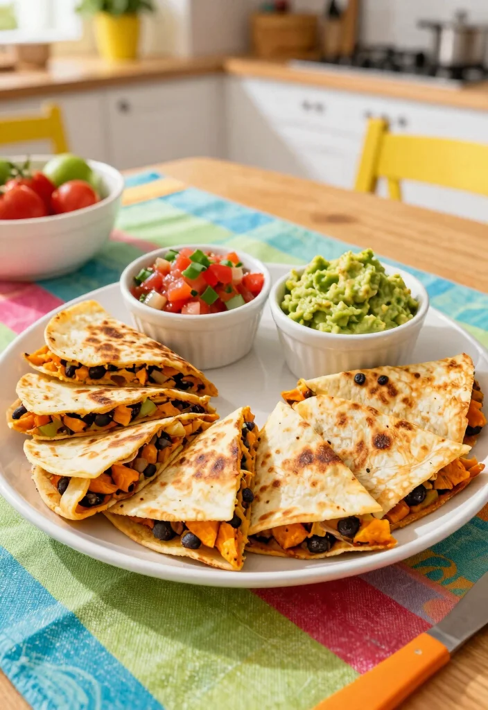 15 Gluten Free Dairy Free Potluck Recipes Easy to Share - 3. Sweet Potato and Black Bean Quesadillas 1