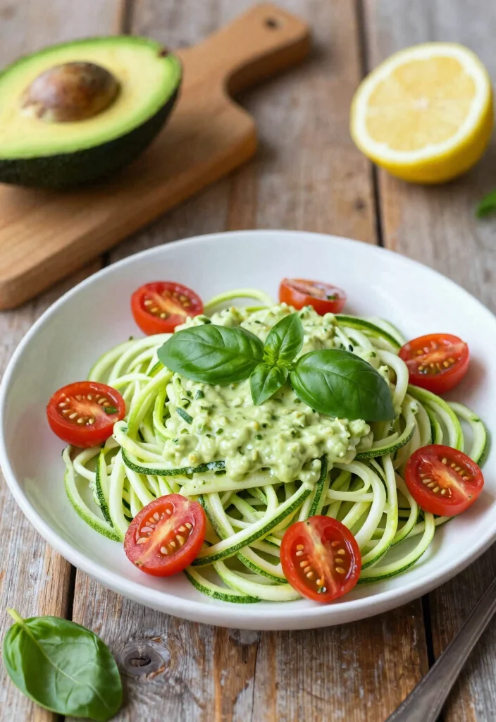 15 Gluten Free Dairy Free Soy Free Recipes for Allergen-Friendly Family Meals - 3. Zucchini Noodles with Avocado Sauce 1
