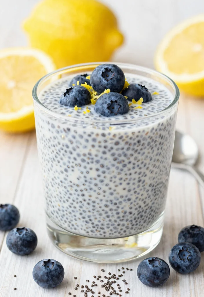 15 Gluten Free Dairy Free Soy Free Recipes for Allergen-Friendly Family Meals - 5. Lemon Blueberry Chia Pudding 1