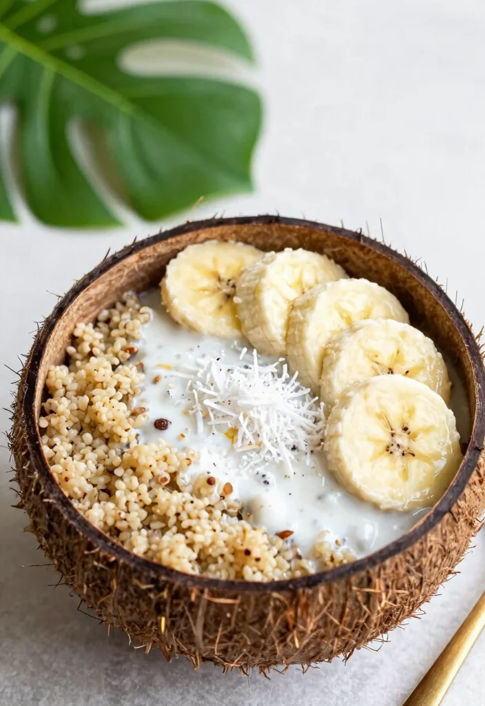 15 High Protein Vegan Gluten Free Recipes with Complete Proteins - 10. Coconut Quinoa Bowl 1