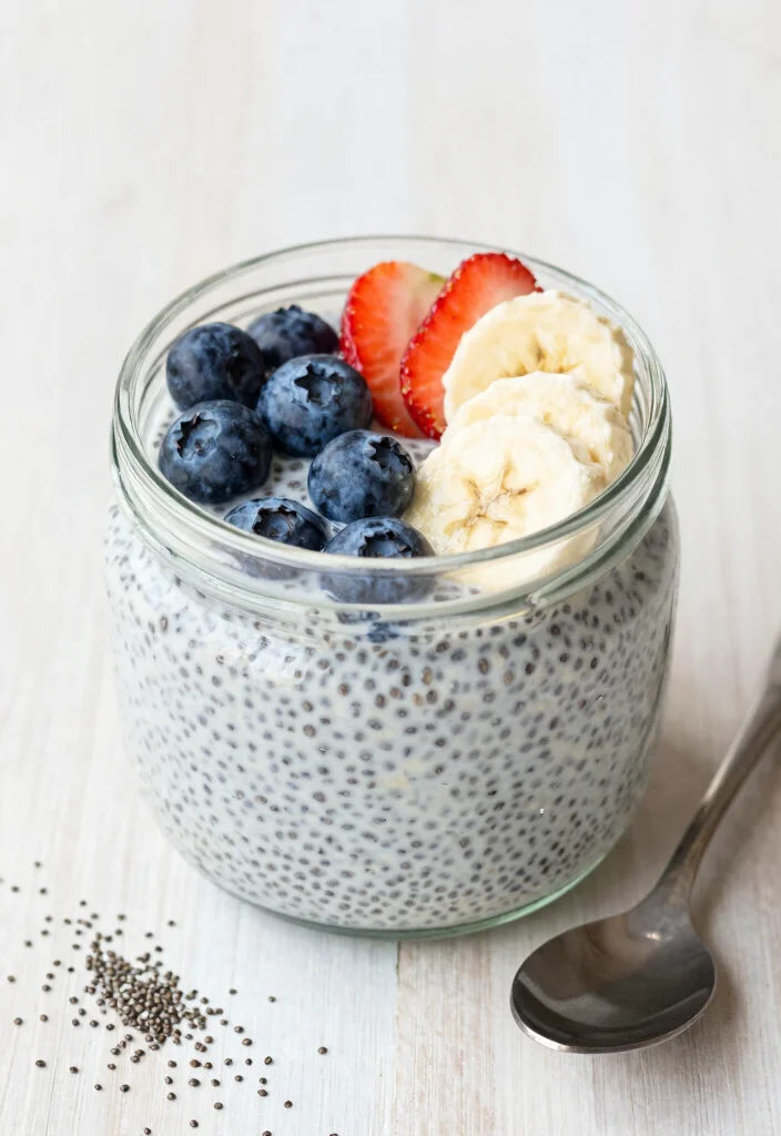 15 High Protein Vegan Gluten Free Recipes with Complete Proteins - 2. Chia Seed Pudding with Almond Milk 1