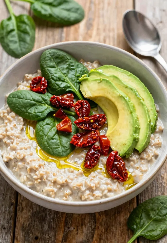 15 High Protein Vegan Gluten Free Recipes with Complete Proteins - 3. Savory Oatmeal Bowl 1