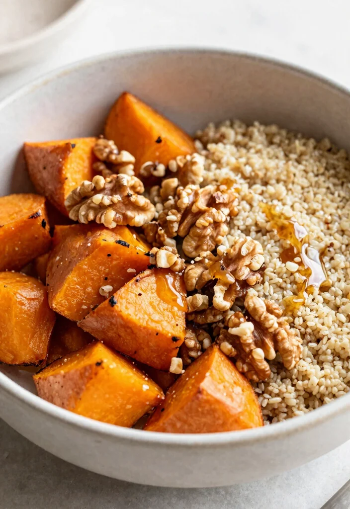 15 High Protein Vegan Gluten Free Recipes with Complete Proteins - 7. Sweet Potato Breakfast Bowl 1