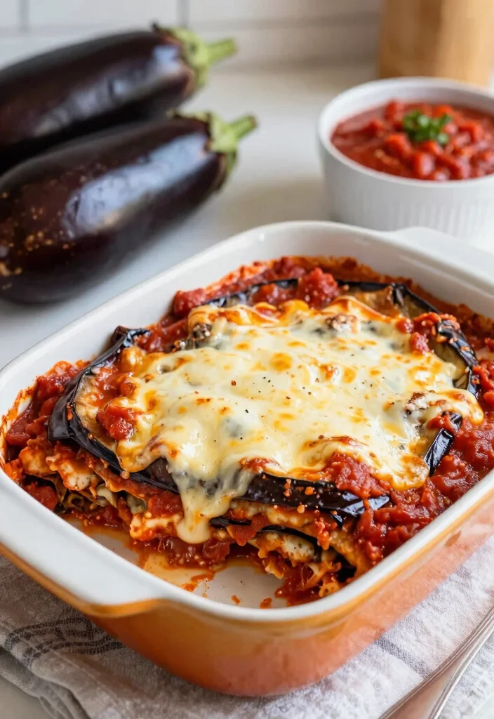 16 Gluten Free Dairy Free Casserole Recipes That Are Easy to Make - 10. Eggplant Parmesan Casserole 1