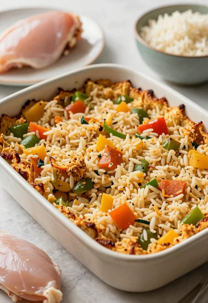 16 Gluten Free Dairy Free Casserole Recipes That Are Easy to Make - 11. Savory Chicken and Rice Casserole 1