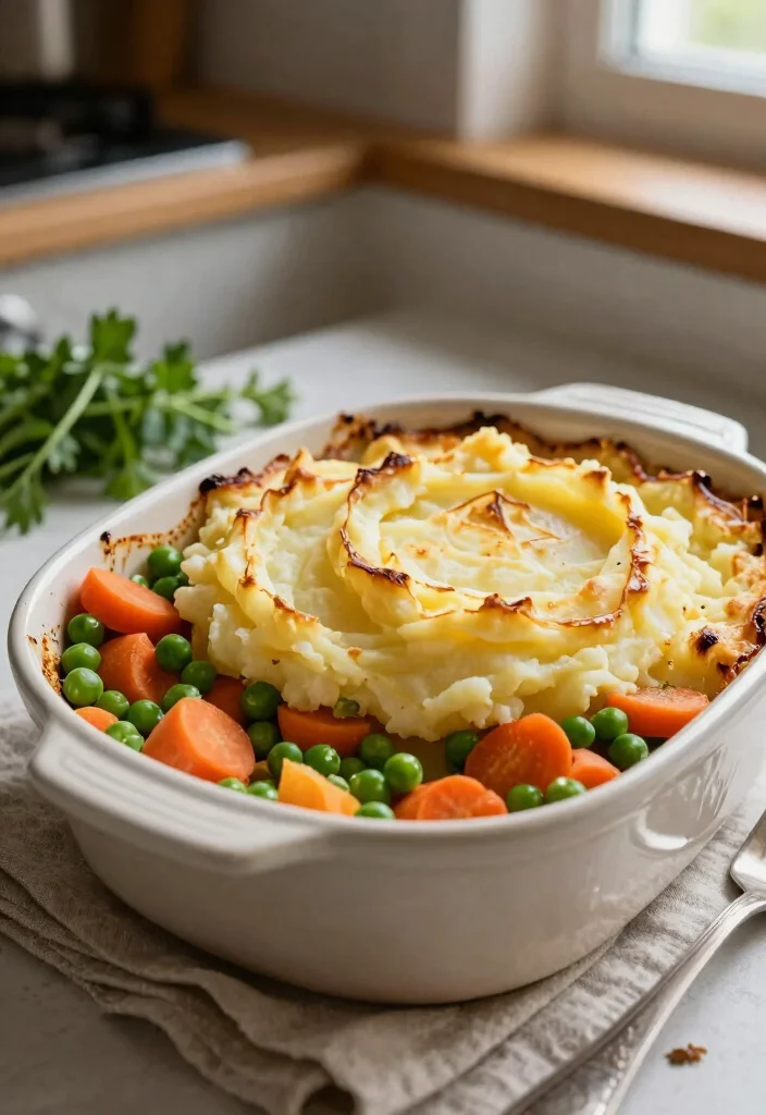 16 Gluten Free Dairy Free Casserole Recipes That Are Easy to Make - 12. Lentil and Vegetable Shepherd's Pie 1