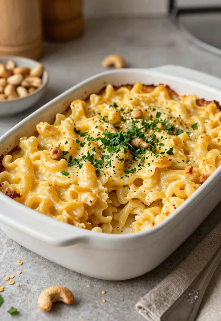 16 Gluten Free Dairy Free Casserole Recipes That Are Easy to Make - 16. Vegan Mac and Cheese Casserole 1