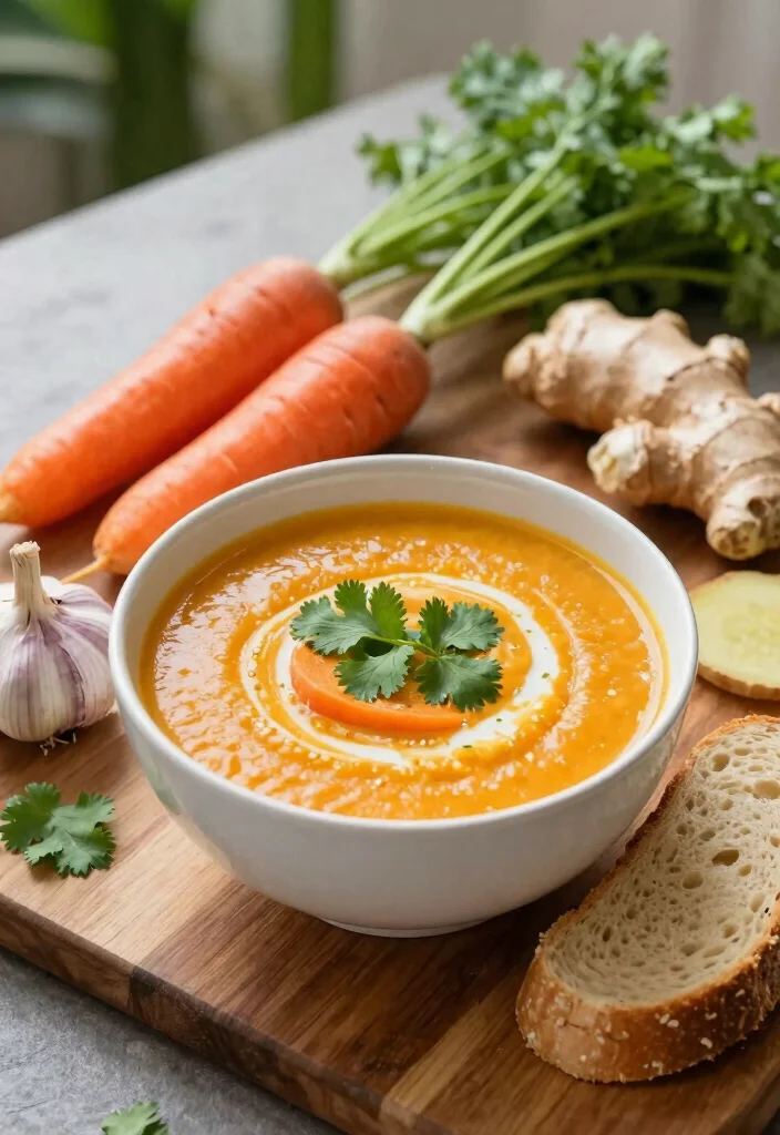 16 Gluten Free Dairy Free Soup Recipes That Are Comforting - 1. Creamy Coconut Carrot Soup 1
