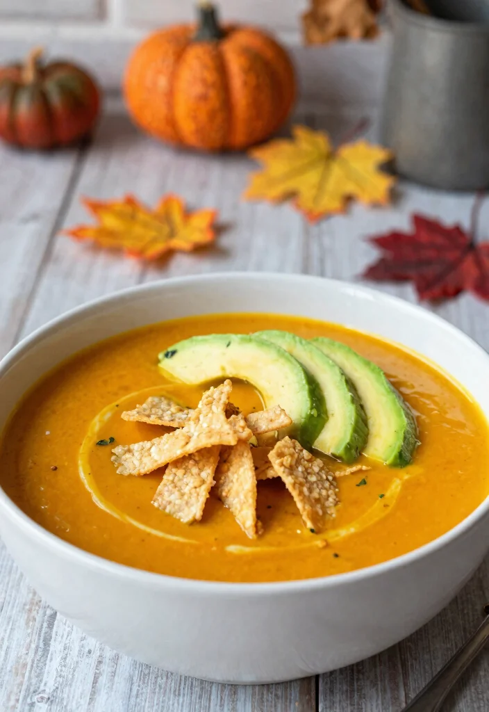 16 Gluten Free Dairy Free Soup Recipes That Are Comforting - 15. Spicy Pumpkin Tortilla Soup 1