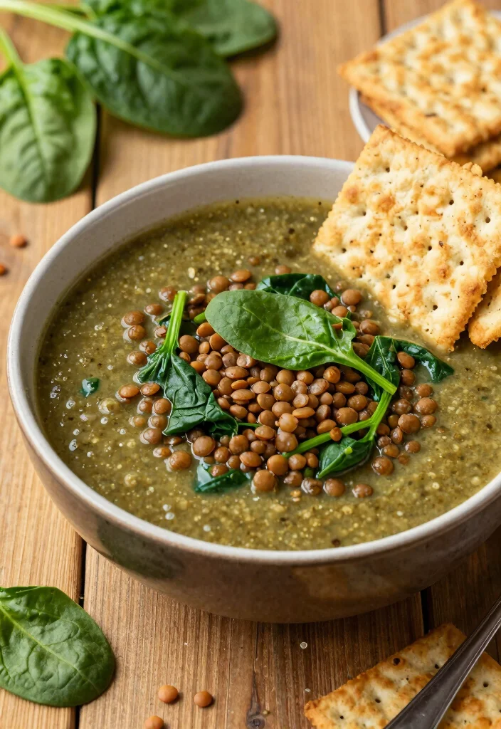 16 Gluten Free Dairy Free Soup Recipes That Are Comforting - 3. Hearty Lentil and Spinach Soup 1