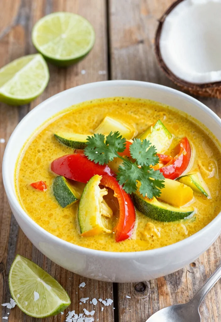 16 Gluten Free Dairy Free Soup Recipes That Are Comforting - 7. Thai Coconut Curry Soup 1