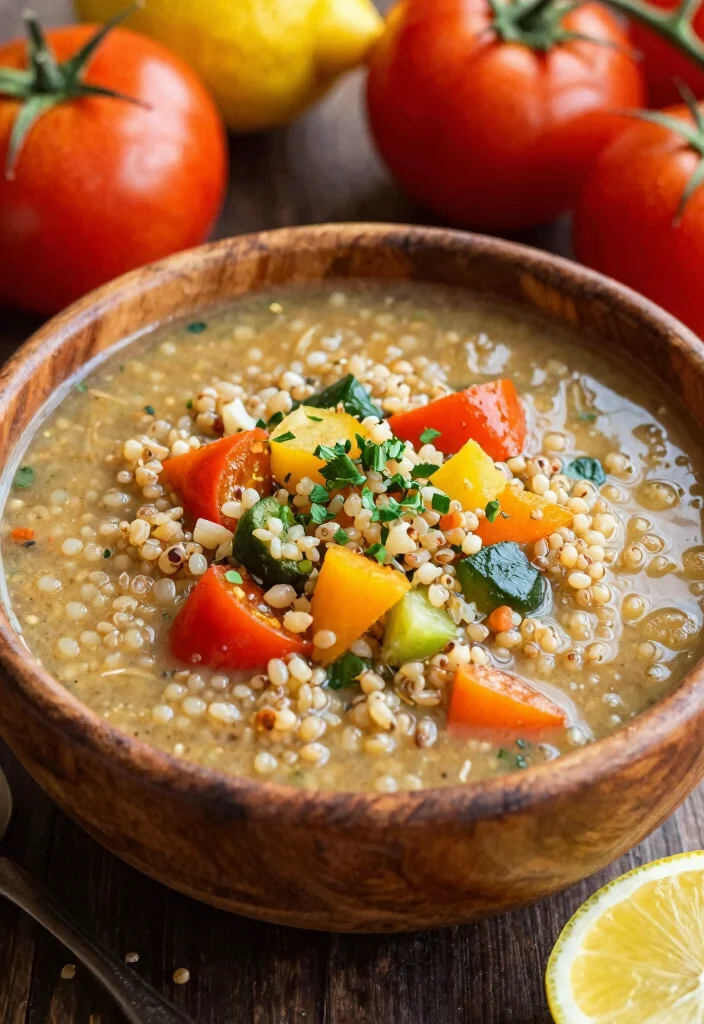 16 Gluten Free Dairy Free Soup Recipes That Are Comforting - 8. Mediterranean Quinoa Soup 1
