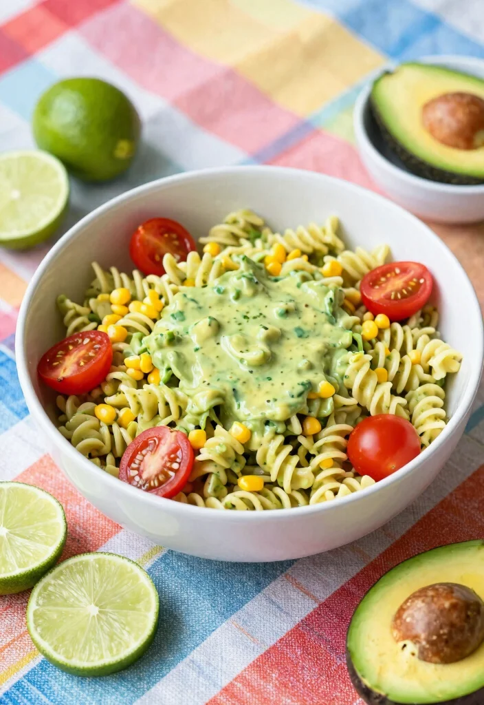 16 Gluten Free Pasta Salad Recipes Perfect for Potlucks - 11. Creamy Avocado Pasta Salad 1