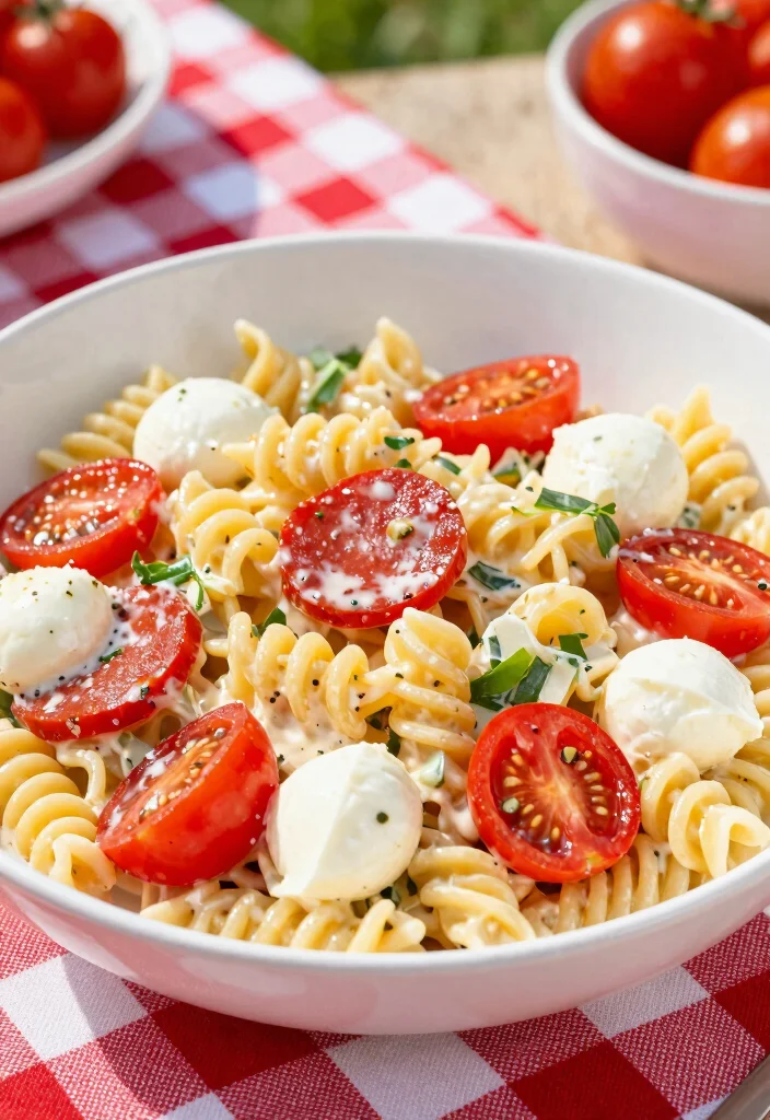 16 Gluten Free Pasta Salad Recipes Perfect for Potlucks - 13. Creamy Italian Pasta Salad 1