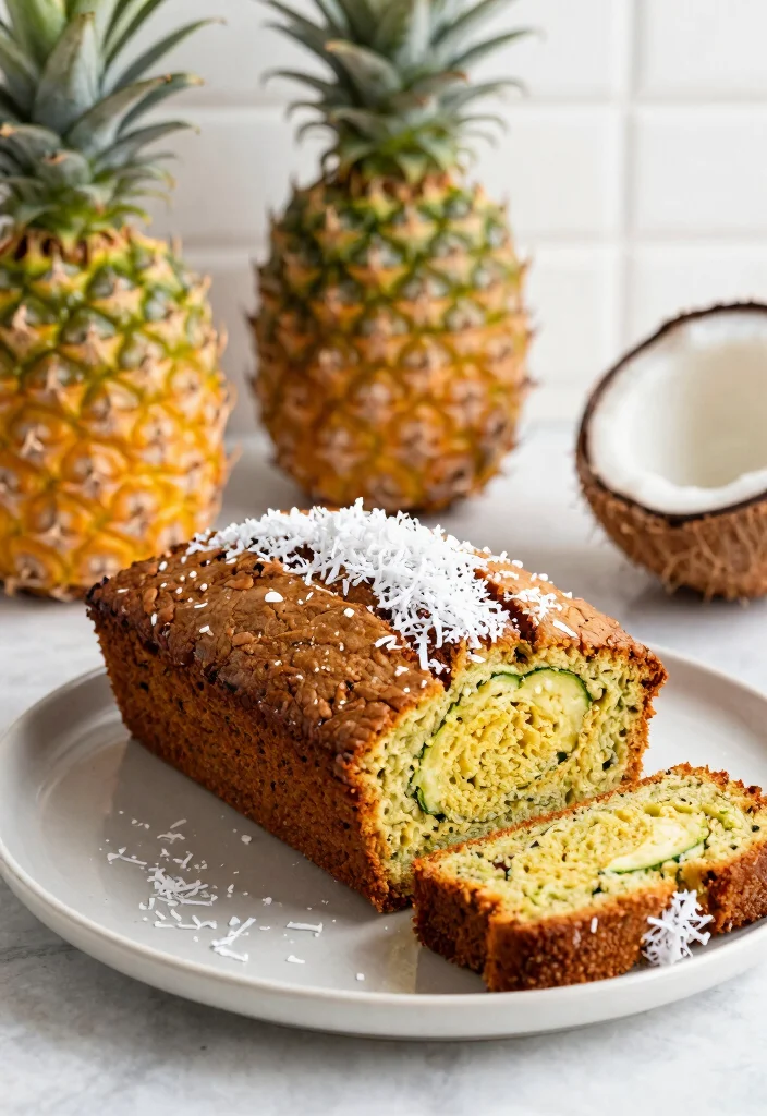 16 Gluten Free Zucchini Bread Recipes That Are Moist & Easy - 13. Tropical Gluten-Free Zucchini Bread with Coconut 1