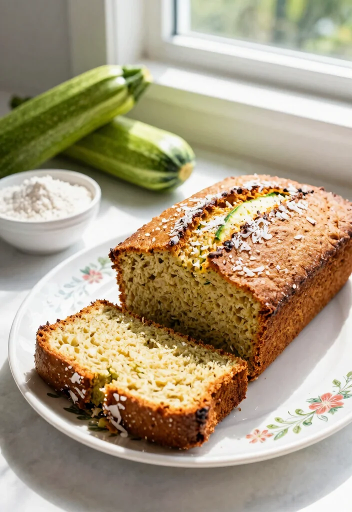 16 Gluten Free Zucchini Bread Recipes That Are Moist & Easy - 5. Coconut Flour Gluten-Free Zucchini Bread 1