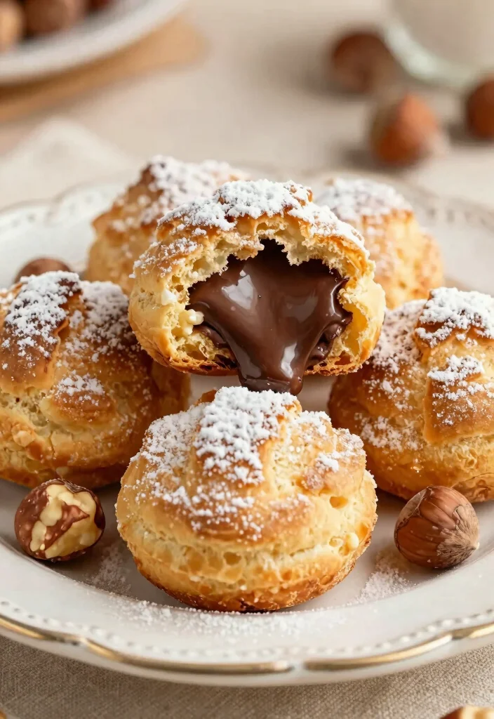 16 Schar Gluten Free Puff Pastry Recipes: Versatile & Delicious - 5. Chocolate Hazelnut Puffs 1