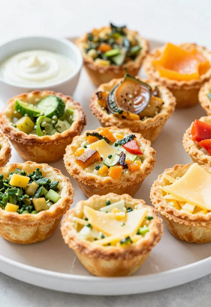 16 Schar Gluten Free Puff Pastry Recipes: Versatile & Delicious - 6. Mini Quiches with Veggies 1