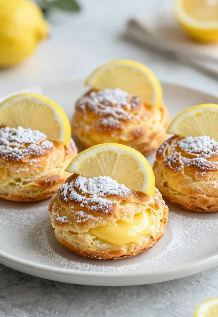 16 Schar Gluten Free Puff Pastry Recipes: Versatile & Delicious - 9. Lemon Custard Puffs 1