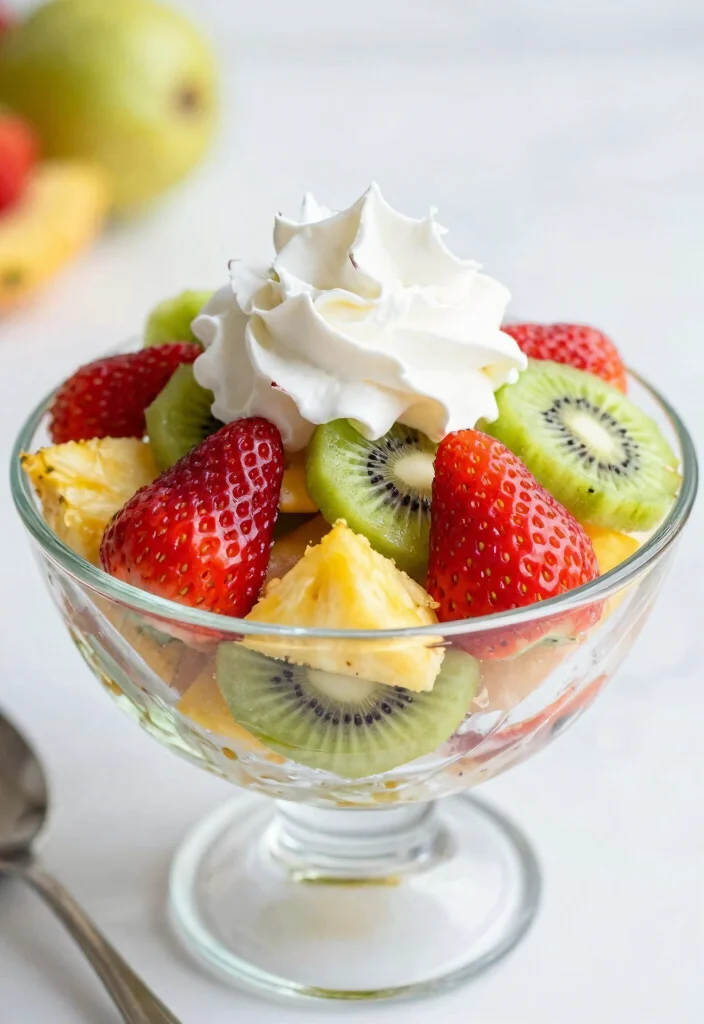 17 Gluten Free Lactose Free Recipes for Desserts (So Delicious) - 10. Fruit Salad with Coconut Whipped Cream 1