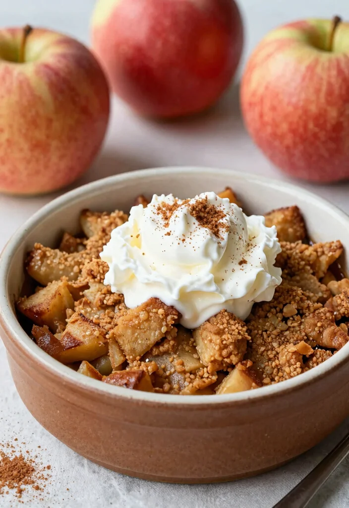 17 Gluten Free Lactose Free Recipes for Desserts (So Delicious) - 13. Cinnamon Apple Crisp 1