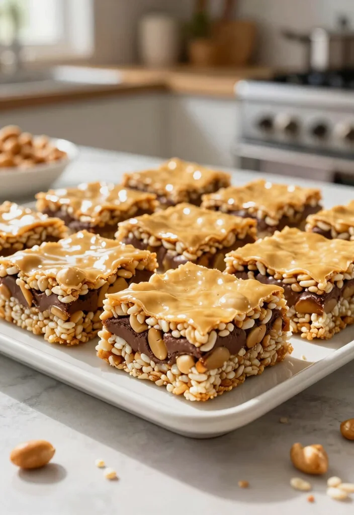 17 Gluten Free Lactose Free Recipes for Desserts (So Delicious) - 16. Peanut Butter Rice Crispy Treats 1