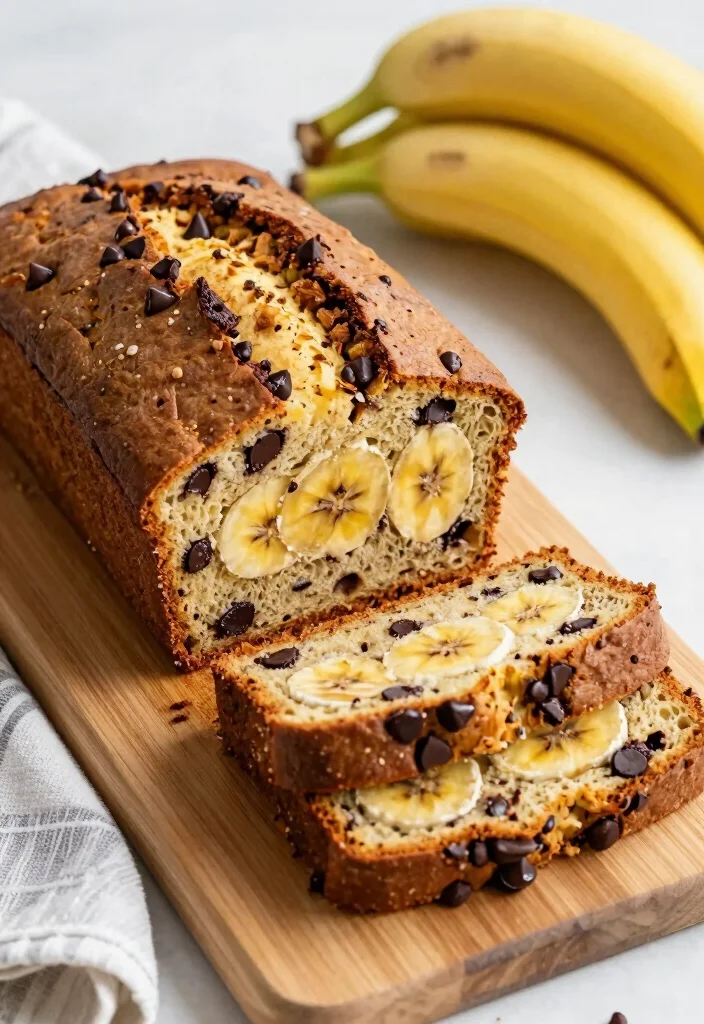 17 Gluten Free Lactose Free Recipes for Desserts (So Delicious) - 3. Chocolate Chip Banana Bread 1