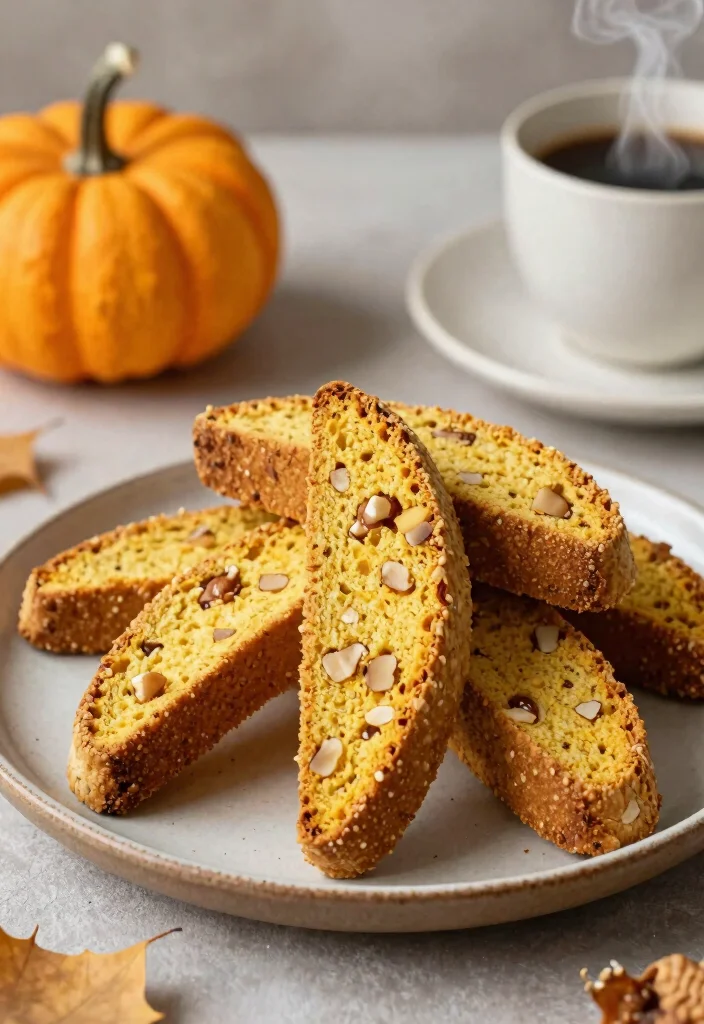 17 Gluten Free Pumpkin Recipes: Seasonal Favorites Everyone Loves - 14. Pumpkin Biscotti 1