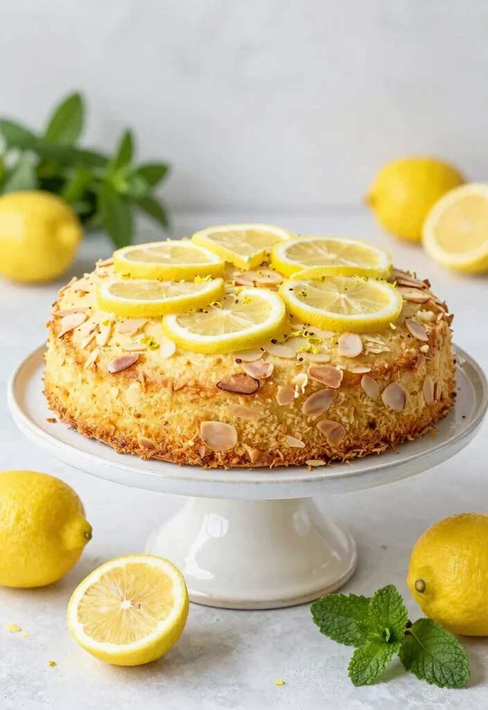 17 Gluten Free Sugar Free Cake Recipes: Healthy Treats Everyone Enjoys - 2. Almond Flour Lemon Cake 1