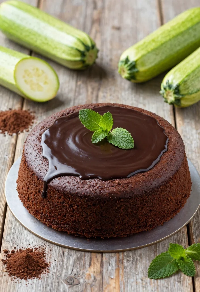 17 Gluten Free Sugar Free Cake Recipes: Healthy Treats Everyone Enjoys - 7. Zucchini Chocolate Cake 1