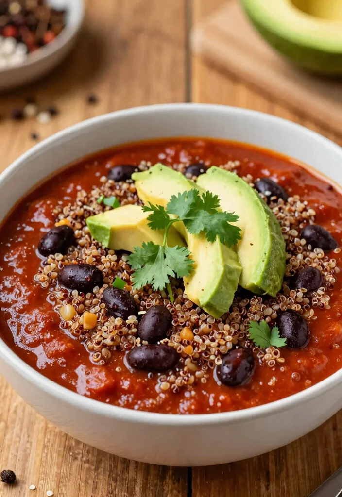 17 Gluten and Dairy Free Instant Pot Recipes for Quick Meals - 2. Quinoa and Black Bean Chili 1