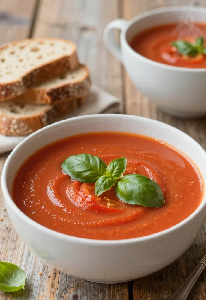 17 Gluten and Dairy Free Instant Pot Recipes for Quick Meals - 9. Instant Pot Tomato Basil Soup 1