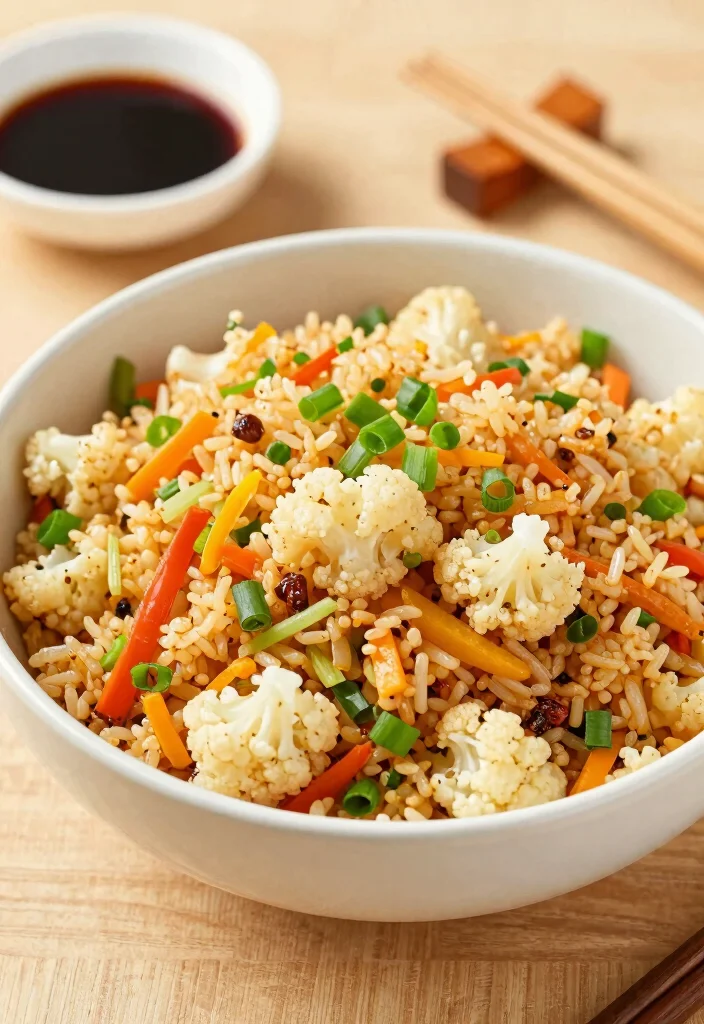 17 High Protein Gluten Free Meals for Muscle-Building - 17. Cauliflower Fried Rice 1