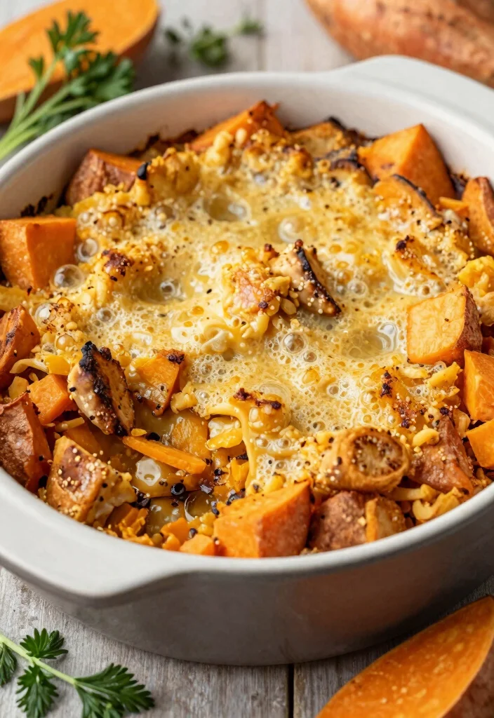 18 Best Gluten Free Chicken Casserole Recipes That Are Easy & Comforting - 10. Chicken and Sweet Potato Casserole 1