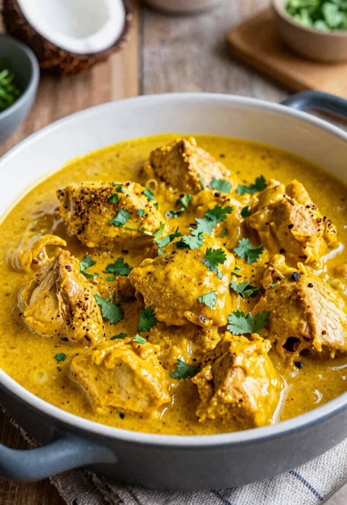 18 Best Gluten Free Chicken Casserole Recipes That Are Easy & Comforting - 12. Coconut Curry Chicken Casserole 1