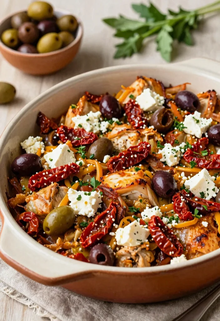 18 Best Gluten Free Chicken Casserole Recipes That Are Easy & Comforting - 13. Mediterranean Chicken Casserole 1