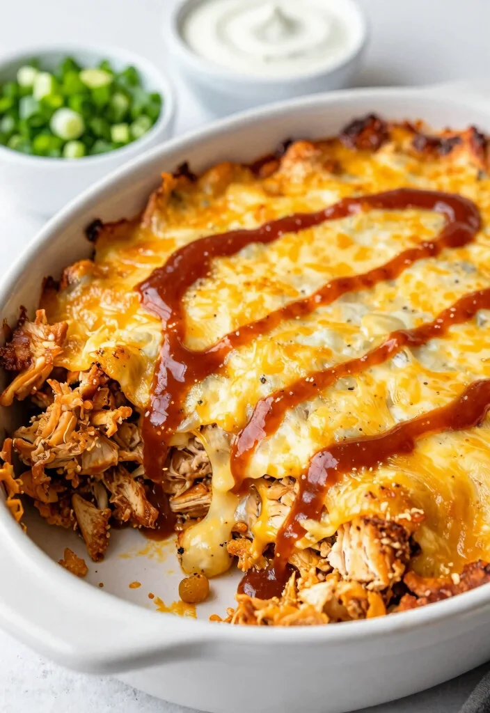 18 Best Gluten Free Chicken Casserole Recipes That Are Easy & Comforting - 7. Buffalo Chicken Casserole 1