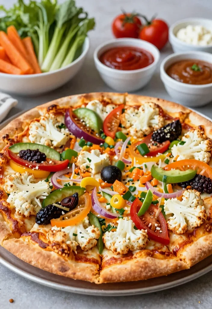 18 Gluten Free Casein Free Recipes Kids Love (Nutritious) - 12. Cauliflower Pizza Crust 1