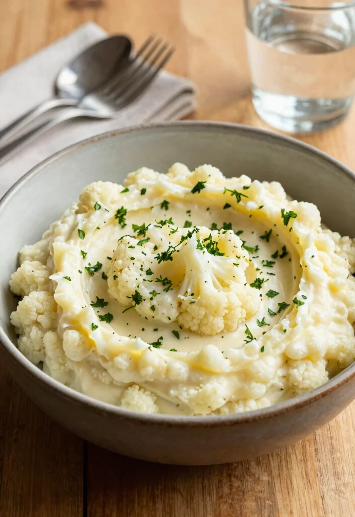 18 Gluten Free Casein Free Recipes Kids Love (Nutritious) - 18. Herb and Garlic Mashed Cauliflower 1