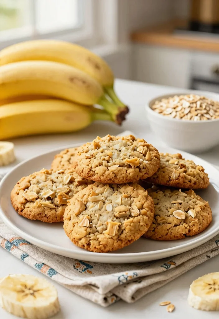 18 Gluten Free Casein Free Recipes Kids Love (Nutritious) - 3. Banana Oatmeal Cookies 1